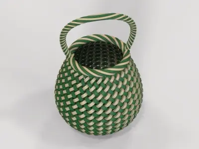 Traditional Basket-01 3D print model