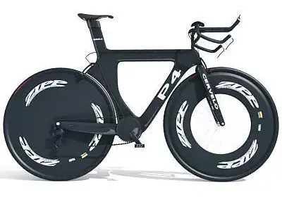 Black Sport Bicycle 3D model