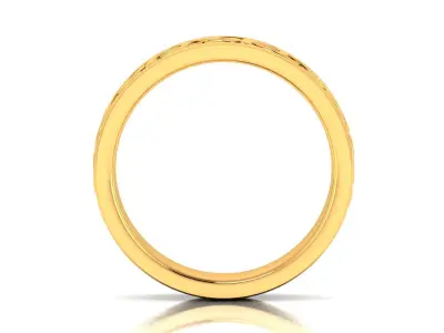 Band 3dm Render Details celtic wedding ring gold 3D print model