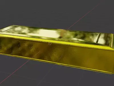 Gold Ingot Free 3D model