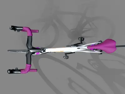 Mountain Bike Low-poly 3D model