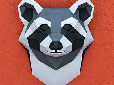 BADGER PAPER HEAD 3D model
