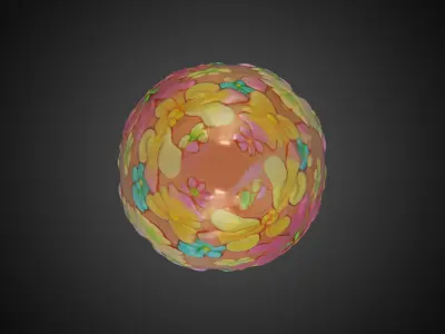 Easter Egg Low-poly 3D model