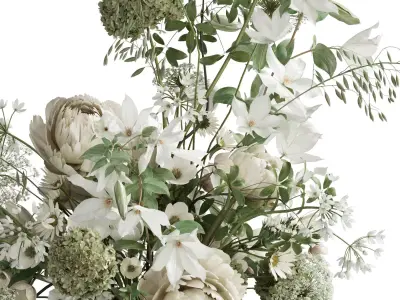 Flower In Vase 98 3D model