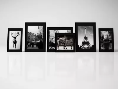 Artworks - Interior Art Prop Low-poly 3D model