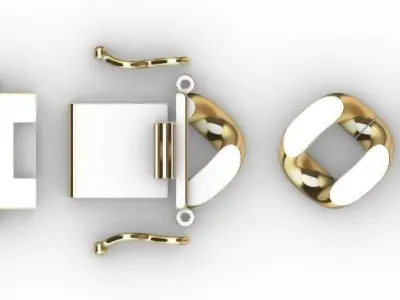 Bracelets chain 2 3D print model