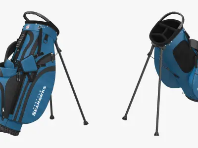 Golf Bag Seahawks 3D model
