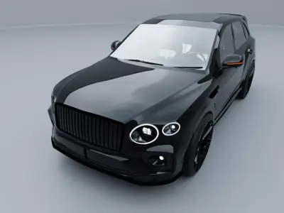 Bentley-Bentayga With Interior 3D model
