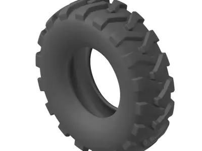 Plastic Farming Tractor Tyre Toy 3D model