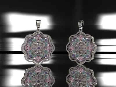 Unique Pendant 3D print model