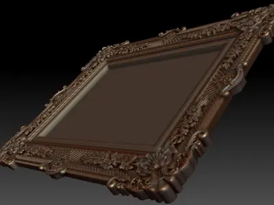 Decorative frame 3D model
