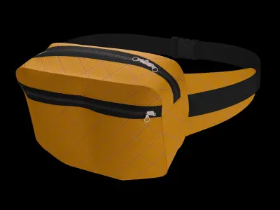 Waistbag pack 3d PBR Model 3D model