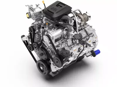 Duramax Diesel Turbo V8 Engine 3D model