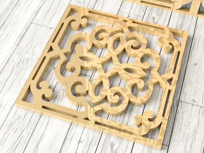 Decorative Panel 18 3D model