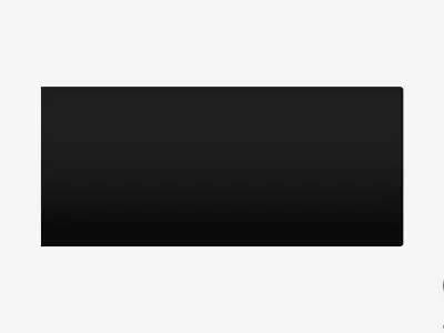 Towel Rail - Single - Luxury - Sleek - 600 - Round Plate Low-poly 3D model