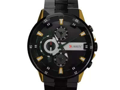 Curren Watch 3D model
