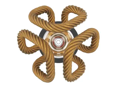 3d model rope cube lampshade-Ready to print 3D print model