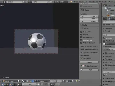 soccer ball Free low-poly 3D model get