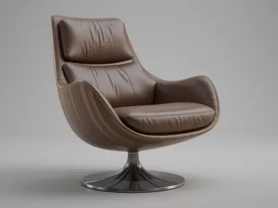 Luxury Modern Chair 3D Model PBR Textures Game  Archviz Ready 3D model