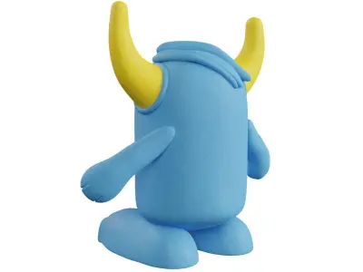 Clay Monster 3D model