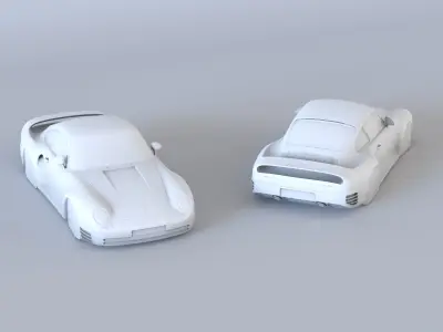 Porsche 959 3D printable 3D print model