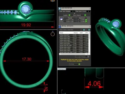 Jewelry Ring 3D print model