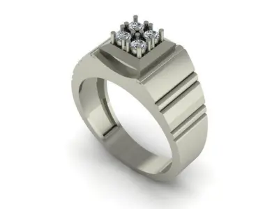 men ring rady to print 3D print model