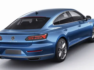 Volkswagen Arteon R and Elegance 2021 3D model