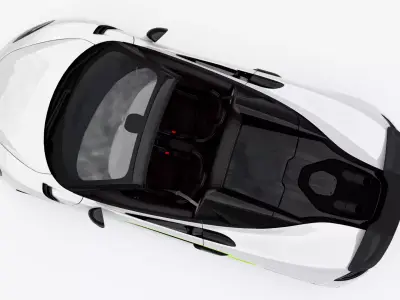 McLaren 600LT Spider Low-poly 3D model