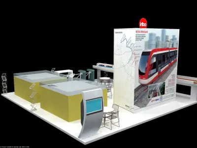 exhibitionbooth trade show booth 3D model