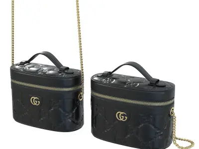 Gucci Ophidia Cosmetic Case Bag Low-poly 3D model