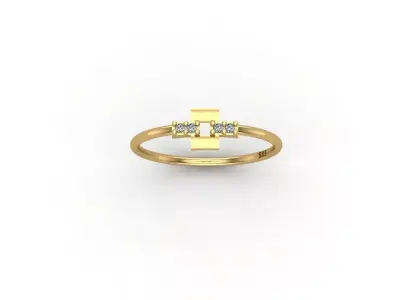 gold ring pint model 3d stl 3D print model shop
