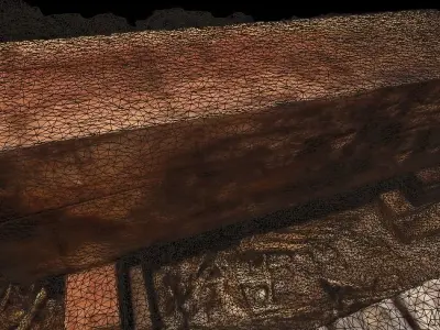 sawed log - Tronco aserrado 3D model