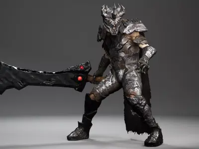 Undead 3 Low-poly 3D model