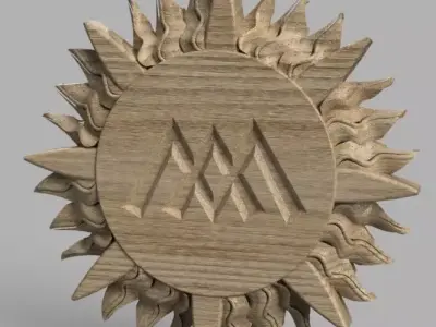 Ornament 1 cnc design wood 3D model