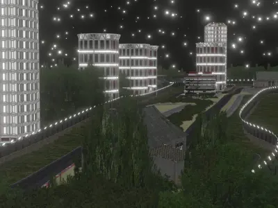 Racetrack For GameDev 3D model