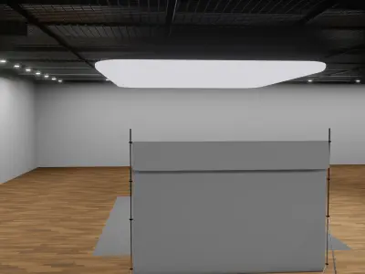 PHOTO STUDIO Scene office 3D model