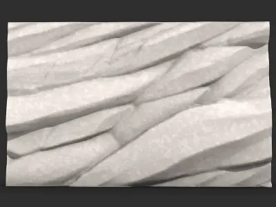 Fractured Gneiss Rock Wall Prop 3D print model