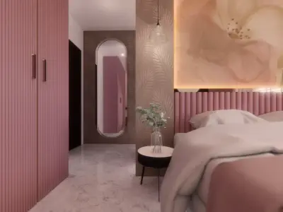 BEDROOM INTERIOR 3D model 8