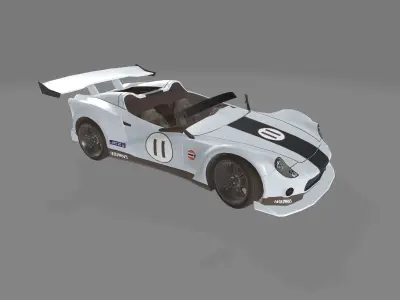 c7 track car 3D model