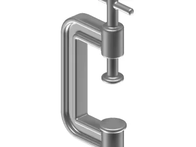 Kids Engineering C Clamp 3D print model