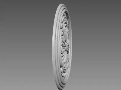 Round Decor for Furniture 3D model