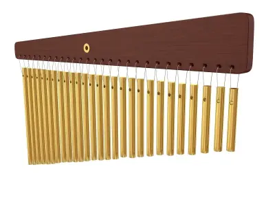 Chimes wooden xylophone 3D model