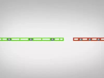 Construction Level Low-poly 3D model