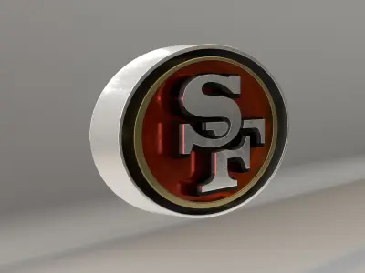 NFL San Francisco 49ers Logo 3D model