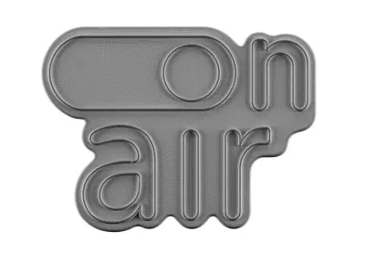 On Air Neon Sign 3D model