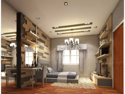bedroom 20 3D model