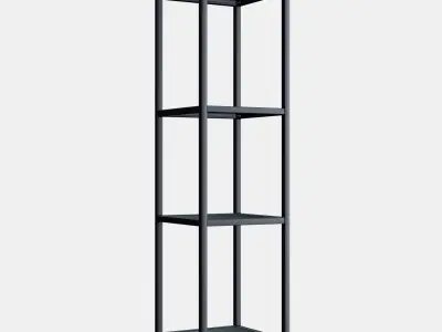 ENHET High fr w shelves 2 3D model