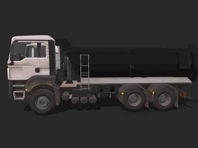 Truck  Low-poly 3D model