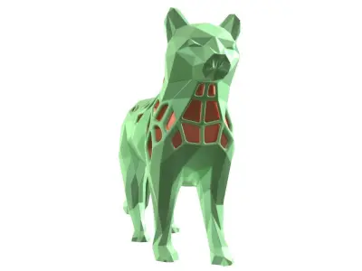 Animal Charm Cat Pose Pendant 3D print model